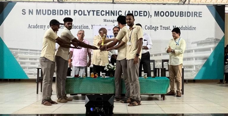 SDM Polytechnic’s Civil Engineering Students Reign Supreme at Navathvam-2024