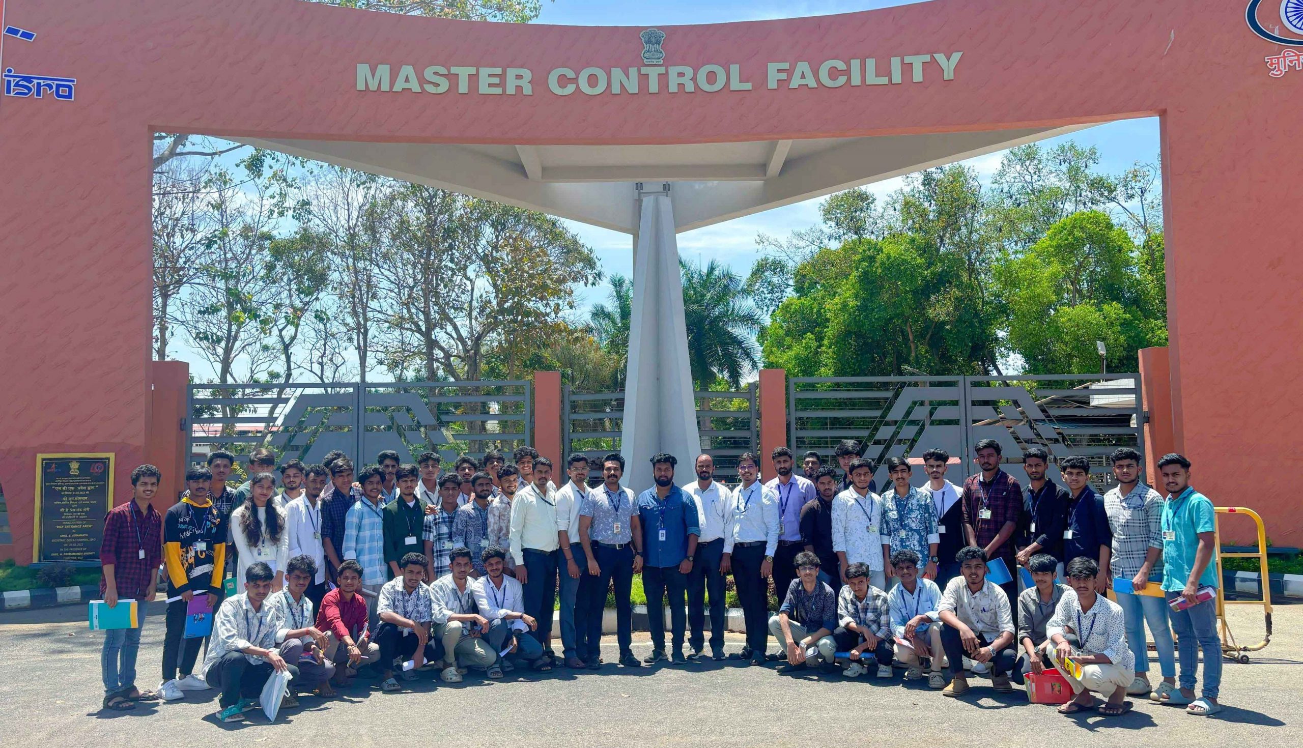Alumnus Guides Mechanical Students at Master Control Facility, ISRO ...