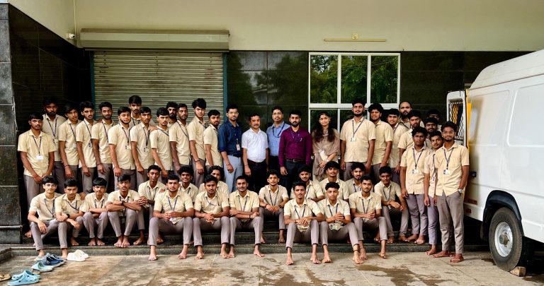 Final-Year Mechanical Students Explore Food Packaging Machinery at Dharmasthala